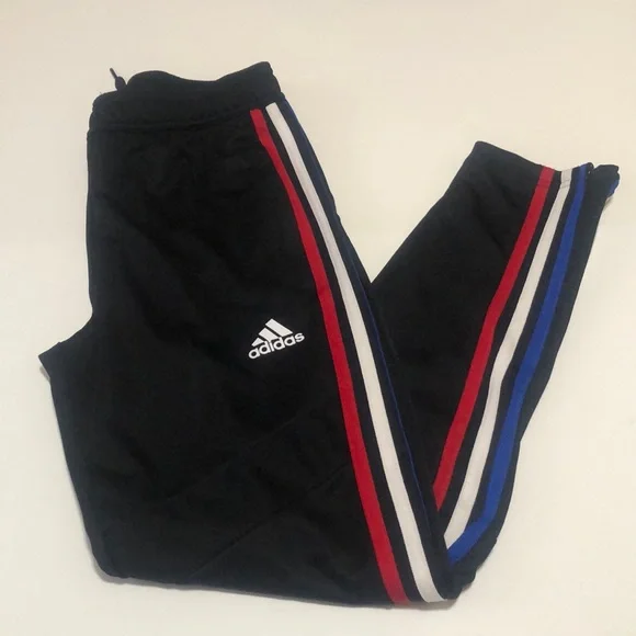 Adidas soccer pants zipper bottom sale
